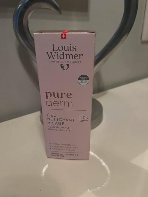 Louis Widmer Purederm Gel Nettoyant Visage  125 ml sans pa, Handtassen en Accessoires, Uiterlijk | Gezichtsverzorging, Nieuw, Ophalen of Verzenden