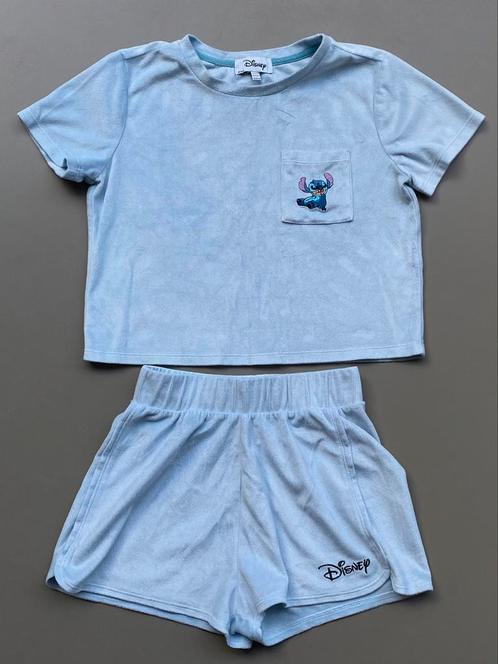 Pyama short blauw Stitch Disney 152, Kinderen en Baby's, Kinderkleding | Maat 152, Zo goed als nieuw, Meisje, Nacht- of Onderkleding