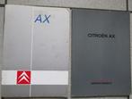 Citroën AX instructieboekje gebruikershandleiding (2 stuks), Enlèvement ou Envoi