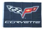 Drapeau Corvette voiture couleur noir - 60x90cm, Autos : Divers, Accessoires de voiture, Envoi, Neuf