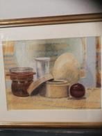 Schilderij in pastelkrijt, ingelijst, nieuw., Ophalen