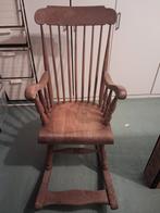Massief houten schommelstoel, Antiek en Kunst, Ophalen