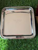 Verzilverde schotel 1981, Verzamelen, Ophalen of Verzenden, Zo goed als nieuw, Poster, Plaatje of Sticker