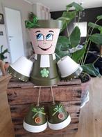 Terracotta mannetje, bloempotje, Ophalen, Nieuw, Terracotta, Binnen