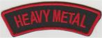 Heavy Metal stoffen opstrijk patch embleem, Verzamelen, Verzenden, Nieuw, Kleding