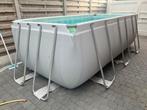 Zwembad 4x2m met zandfilter- en warmtepomp, Ophalen, Gebruikt, 200 tot 300 cm, 80 tot 120 cm