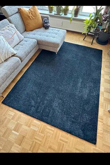 Tapis ikea - Tyvelse 240x170 cm, Huis en Inrichting, Ophalen, Gebruikt, Blauw