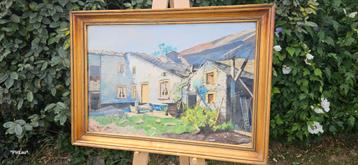 ancienne peinture gouache, Enlèvement