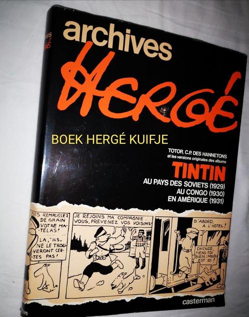 LIVRE TINTIN HERGÉ 'ARCHIVES HERGÉ', Livres, BD, Comme neuf, Une BD, Enlèvement ou Envoi