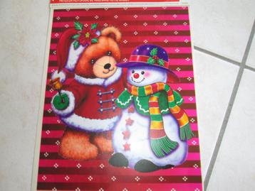 Film décoratif de Noël pour fenêtre     beschikbaar voor biedingen