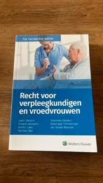 Recht verpleegkundigen en vroedvrouwen 2017, Boeken, Ophalen of Verzenden, Zo goed als nieuw