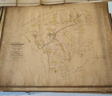 originele oude kadasterkaart Elinghen, 1835 beschikbaar voor biedingen