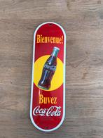 Coca Cola emaille reclamebord, Ophalen of Verzenden, Gebruikt, Reclamebord
