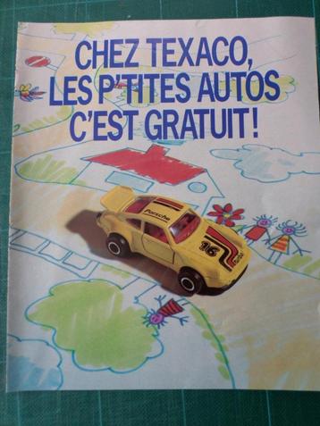 Texaco - dépliant publicitaire miniatures majorette - 1985 beschikbaar voor biedingen