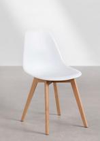 2 witte stoelen, Huis en Inrichting, Stoelen, Ophalen, Nieuw, Hout