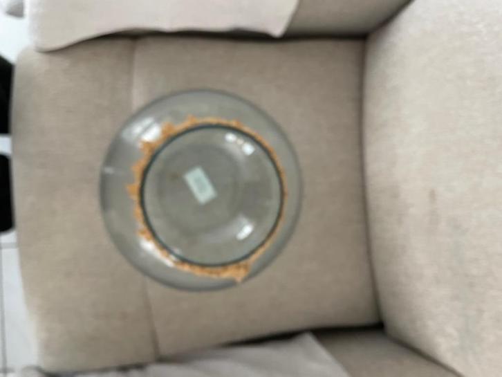 Grote glazen vaas, Huis en Inrichting, Woonaccessoires | Vazen, Zo goed als nieuw, Overige kleuren, Minder dan 50 cm, Glas, Ophalen