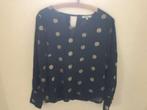 Dranella blouse/shirt blauw met goud mt 38, Maat 38/40 (M), Nieuw, Ophalen of Verzenden, Dranella