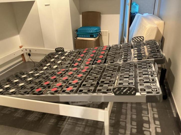 2 elektrisch bedienbare TEMPUR schotelbodems, Huis en Inrichting, Slaapkamer | Matrassen en Bedbodems, Nieuw, Bedbodem, 160 cm