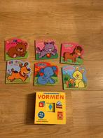 6 dierenboekjes + 1 vormenboek interactief, Ophalen, Gelezen
