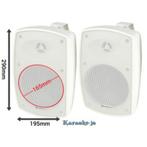 DAP EVO 6 - passieve 6.5-inch buiten speakers Wit, Audio, Tv en Foto, Luidsprekerboxen, Ophalen of Verzenden, Nieuw, Overige typen