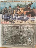 Dragon SdKfz 250-motor met mechanica, Hobby en Vrije tijd, Ophalen of Verzenden, Zo goed als nieuw