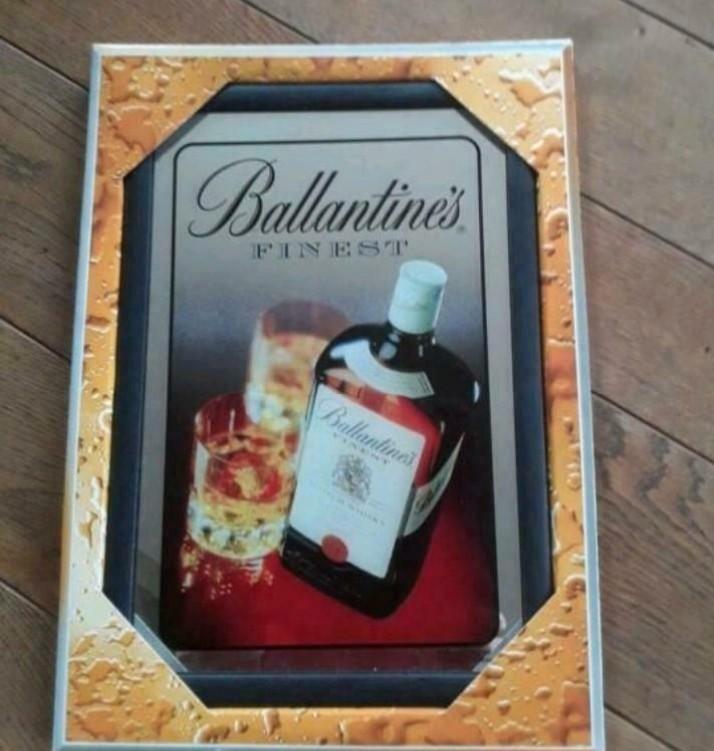 Ballantine's spiegel.  Nieuw, nog steeds verpakt!  Zie foto', Verzamelen, Biermerken, Nieuw, Duvel, Ophalen of Verzenden