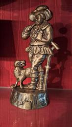 Koperkleurig beeld van boswachter, Antiquités & Art, Art | Sculptures & Bois, Enlèvement