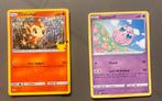 Cartes Pokémon 25e anniversaire de Chimchar et Jigglypuff, Enlèvement, Comme neuf, Plusieurs cartes