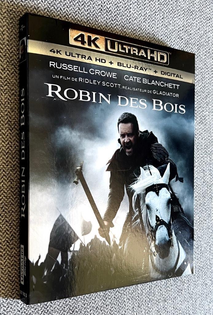 ROBIN HOOD (De 2 Versies) / 4KUHD + BLURAY / Staat Als Nieuw, Cd's en Dvd's, Blu-ray, Zo goed als nieuw, Avontuur, Ophalen of Verzenden