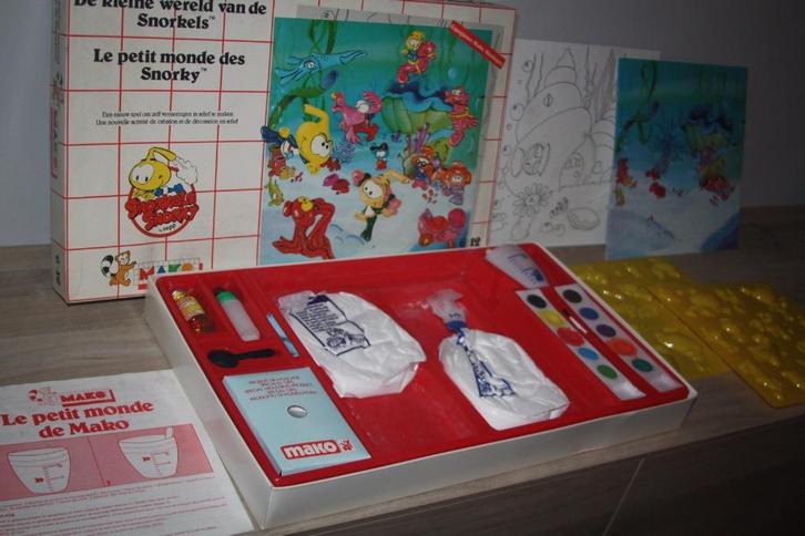 Mako , Gips , de kleine wereld van de snorkels , 1985, Verzamelen, Speelgoed, Gebruikt, Ophalen of Verzenden