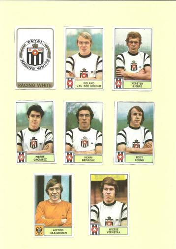 Panini Football 1972-1973 - 8 stickers (recups) beschikbaar voor biedingen