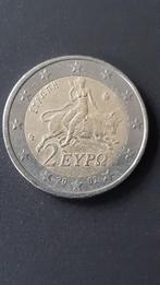 Grèce : enlèvement d'une pièce bimétallique grecque de 2 eur, 2 euros, Enlèvement ou Envoi, Monnaie en vrac, Grèce