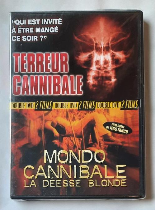 Terreur Cannibale + Mondo Cannibale neuf sous blister, Cd's en Dvd's, Dvd's | Horror, Nieuw in verpakking, Ophalen of Verzenden