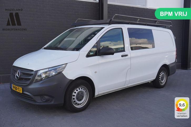 Mercedes-Benz Vito 111 CDI Lang Dubbele Cabine EURO 6 - Airc, Auto's, Bestelwagens en Lichte vracht, Bedrijf, ABS, Airconditioning