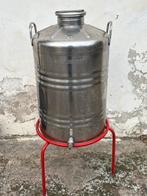 RVS - inox vat van 50 liter, Ophalen, Zo goed als nieuw