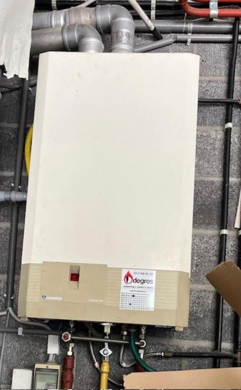 JUNKERS ZWE 24 KE MF EUROSTAR gasketel met gestuwde afvoer., Doe-het-zelf en Bouw, Chauffageketels en Boilers, Gebruikt, Aardgas