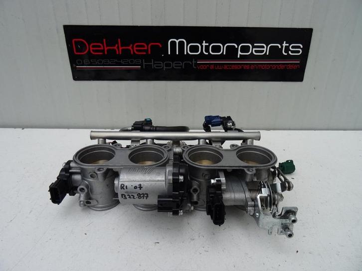 Injectiehuis / Gaskleppenhuis Yamaha YZF R1 2007-2008 RN19, Motoren, Onderdelen | Yamaha, Gebruikt, Ophalen of Verzenden
