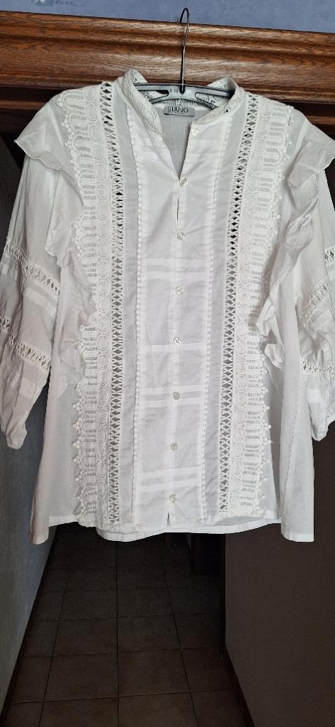 Liu Jo blouse, Kleding | Dames, Blouses en Tunieken, Zo goed als nieuw, Wit, Verzenden