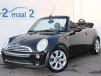 MINI Cabrio Cooper 1.63i Cabrio/Leder/Airco (bj 2005), Auto's, Mini, 4 zetels, Gebruikt, Zwart, 4 cilinders