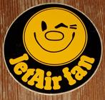 Vintage sticker Jetair Fan retro autocollant reizen voyages, Collections, Autocollants, Comme neuf, Autres types, Enlèvement ou Envoi