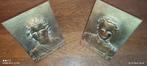 Koningin Astrid & Leopold 3 bronzen platen, Ophalen