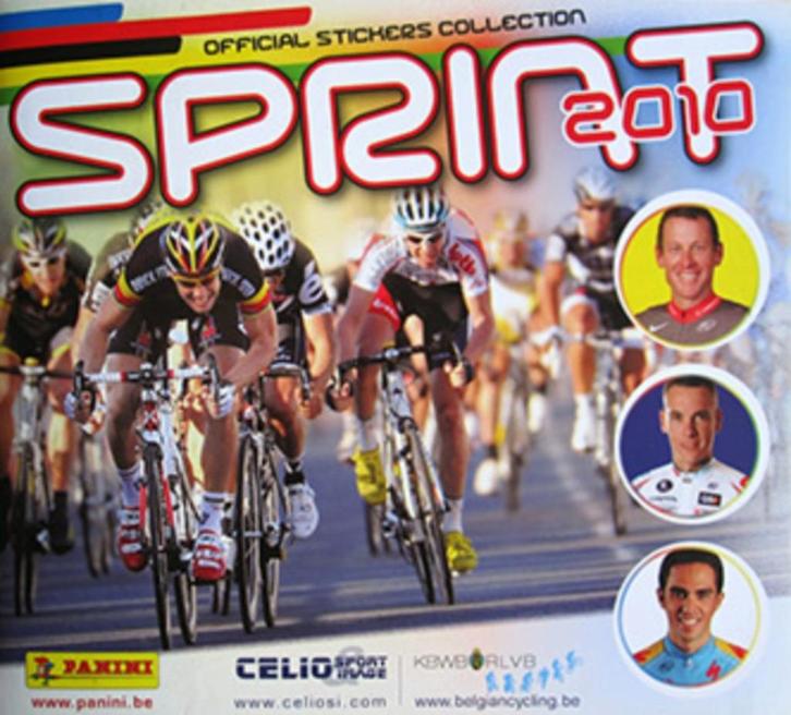 Panini volledig leeg sticker album SPRINT 2010  WIELRENNEN, Hobby en Vrije tijd, Stickers en Plaatjes, Nieuw, Sticker, Ophalen of Verzenden