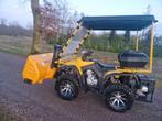 quad avec souffleuse à neige et balayeuse à rouleaux neuf