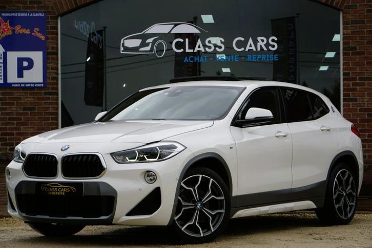 BMW X2 1.5iA sDrive18 PACK M AUTO NAVI CLIM PDC LED EU6dt, Auto's, BMW, Bedrijf, X2, Navigatiesysteem, Panoramadak, Sportstoelen