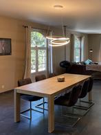 Eettafel en 6 stoelen, Huis en Inrichting, Ophalen, Gebruikt, 100 tot 150 cm, 200 cm of meer