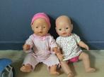 2 baby Born poppen, scooter, bad en VEEEEEL kledij, Ophalen of Verzenden, Zo goed als nieuw