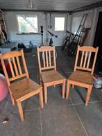 3 Keukenstoelen, Huis en Inrichting, Stoelen, Ophalen, Zo goed als nieuw