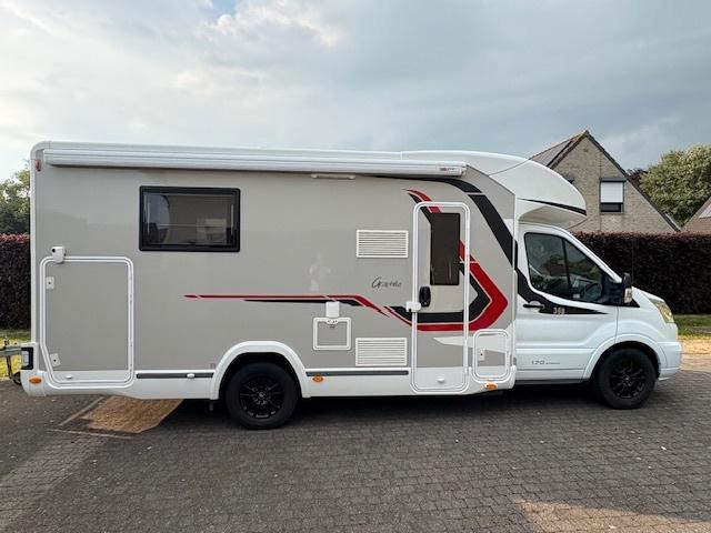 Mobilhome Ford Challenger Graphite  1ste eigenaar - 56.500km, Caravans en Kamperen, Mobilhomes, Particulier, tot en met 5, Half-integraal