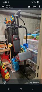 Homegym van body sculpture,zwart,grijs en rood kleur, Ophalen, Rug, Zo goed als nieuw, Metaal