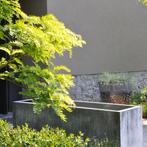 Fontaine à long miroir en zinc/Bassin Domani, Jardin & Terrasse, Enlèvement, Comme neuf, Autres matériaux, Fontaine